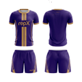 Royal Purple Football Jersey Kit | Custom Soccer Team Uniform Set ( HOME KIT )