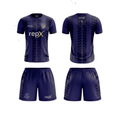 RepX Royal Purple Football Jersey Kit | Custom Soccer Team Uniform Set ( HOME KIT )