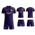 Royal Purple Football Jersey Kit | Premium Custom Soccer Uniform Set ( HOME KIT )