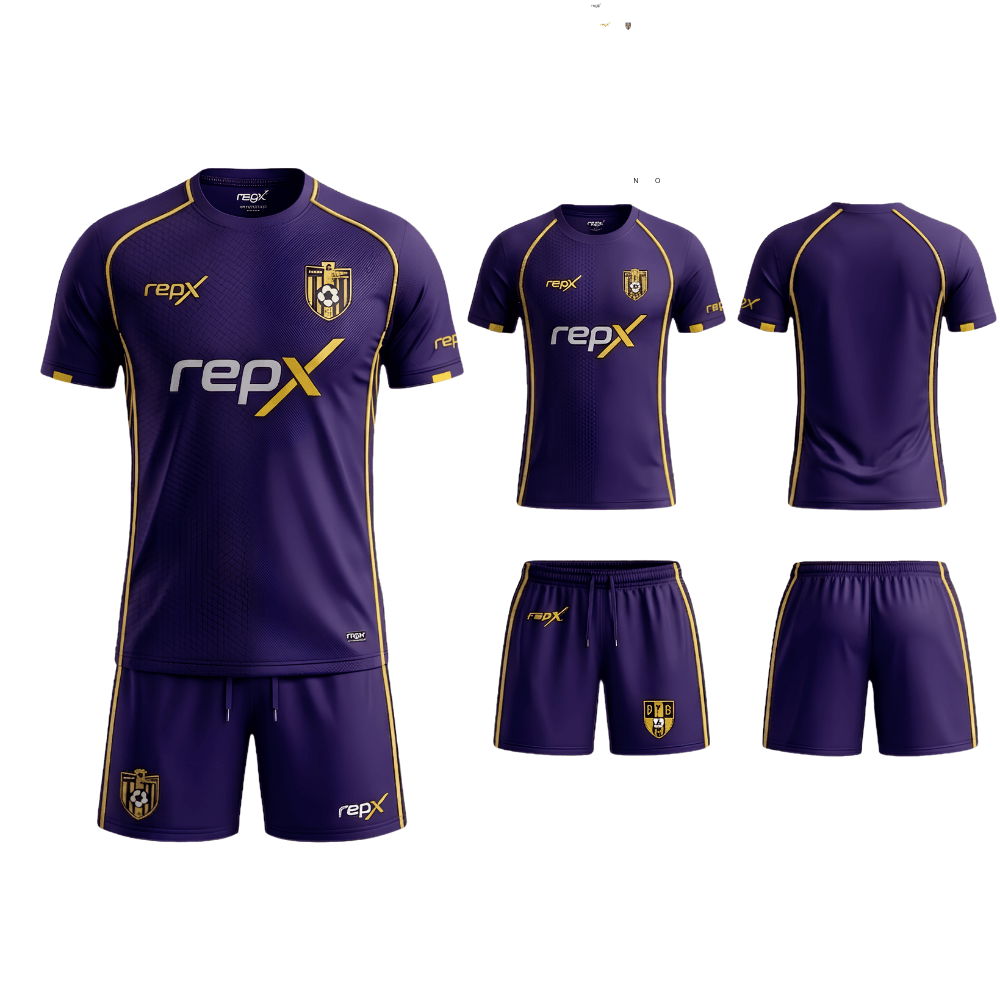 Royal Purple Football Jersey Kit | Premium Custom Soccer Uniform Set ( HOME KIT )