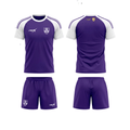 RepX Royal Purple Football Jersey Kit | Custom Soccer Team Uniform Set ( HOME KIT )