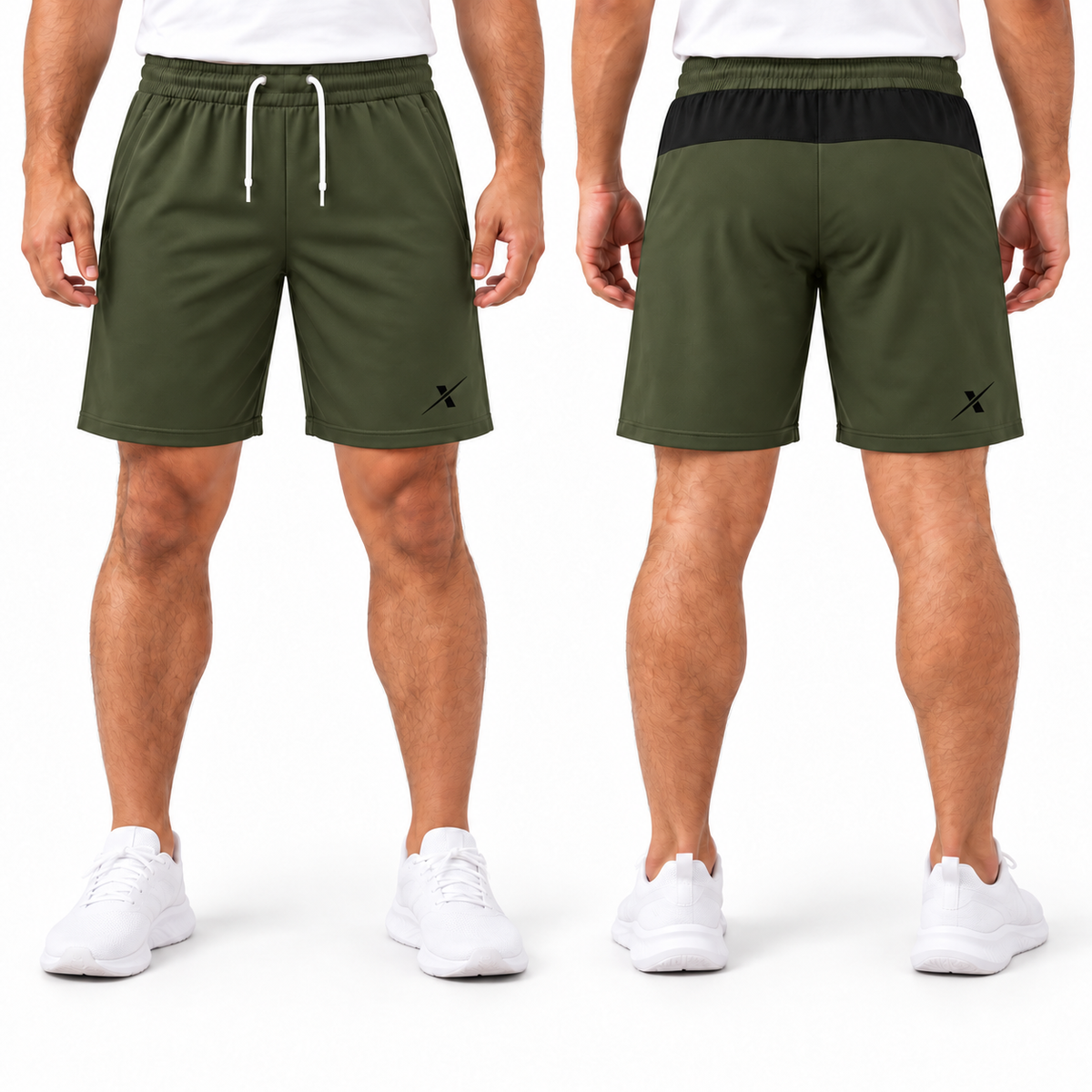 Repx Elite Panel Shorts - Olive Green